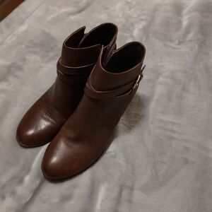 Cole Haan Dark Brown Ankle Booties
